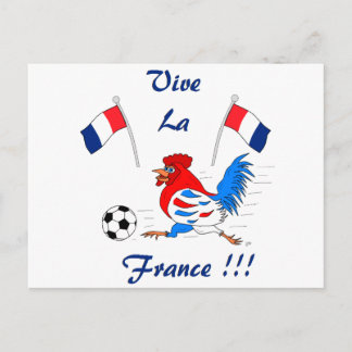 Vive La France Postkarte