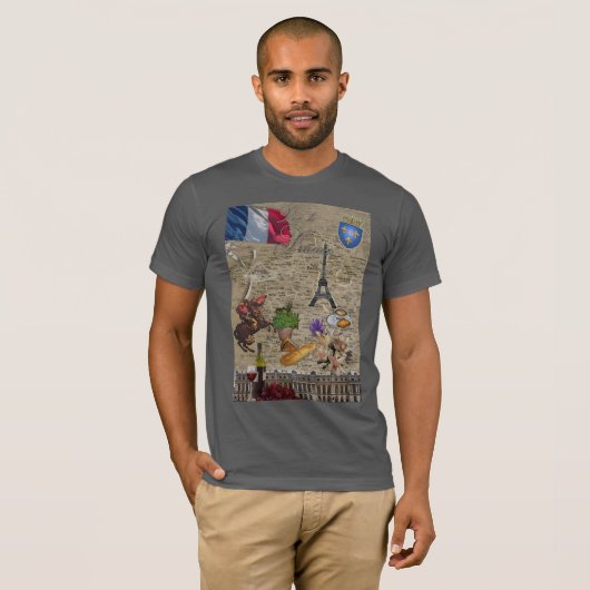Vive la France! T-Shirt (Vorne ganz)