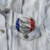 Vive La-Frankreich-Abzeichen Button (Beispiel)