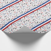 Vive La Frankreich Geschenkpapier (Ecke)