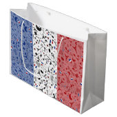 Vive La Frankreich Große Geschenktüte (Vorderseite Schrägansicht)
