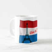 Vive La Frankreich! Kaffeetasse (Vorderseite Links)