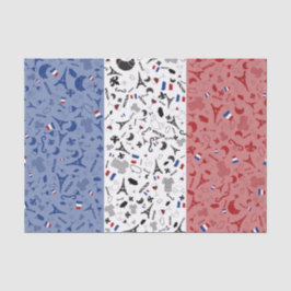 Vive La Frankreich Seidenpapier