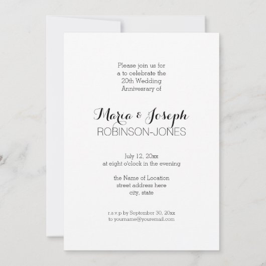 Vive La Liberté - Long Live Freedom - Französisch Einladung (Rückseite)