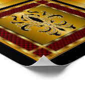 Vive la Louisiane louisiana Poster (Ecke)