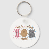 Vive la poutine râpée!! schlüsselanhänger (Vorderseite)