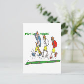 VIVE LA RANDONNEE 1.PNG POSTKARTE (Stehend Vorderseite)