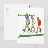 VIVE LA RANDONNEE 1.PNG POSTKARTE (Vorne/Hinten)