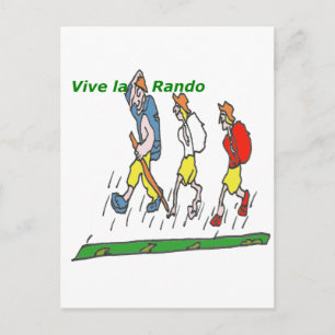 VIVE LA RANDONNEE 1.PNG POSTKARTE