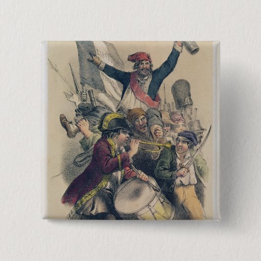 Vive La Republique, 1848 Button (Vorderseite)