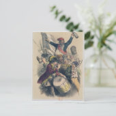 Vive la Republique, 1848 Postkarte (Stehend Vorderseite)