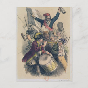 Vive la Republique, 1848 Postkarte