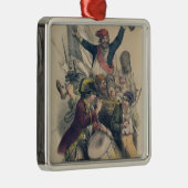Vive La Republique, 1848 Silbernes Ornament (Rechts)
