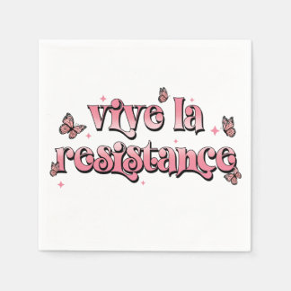 Vive la Resistance Napkins Serviette