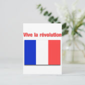 Vive la révolution postkarte (Stehend Vorderseite)