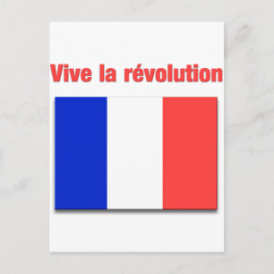 Vive la révolution postkarte