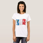 Vive l'acadie T-Shirt (Vorne ganz)