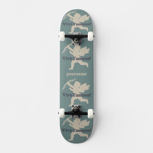 Vive L'amour Cupid benutzerdefinierte Skateboards (Vorderseite)