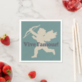 Vive L'amour Cupid Papierservietten (Beispiel)