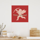 Vive L'amour Cupid Poster (Küche)