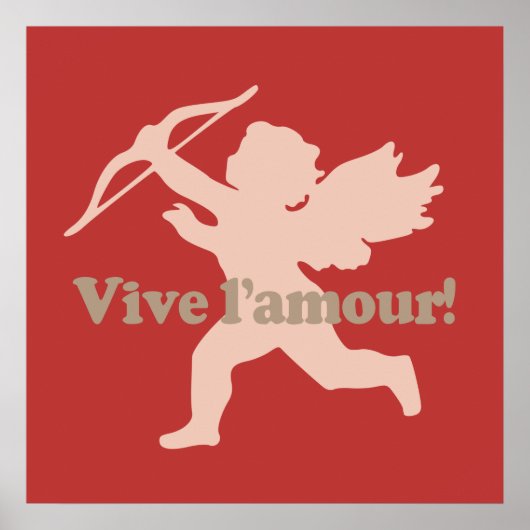 Vive L'amour Cupid Poster (Vorne)
