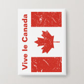 Vive le Canada Button (Vorderseite)