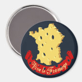 Vive le Fromage Magnet (Vorderseite/Rückseite)