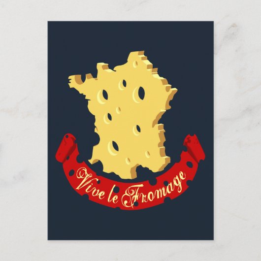 Vive le Fromage Postkarte (Vorderseite)
