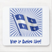Vive le Québec libre! Mousepad (Vorne)