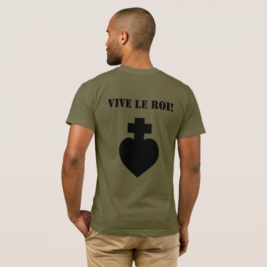 Vive le Roi! ( T-Shirt (Schwarz voll)