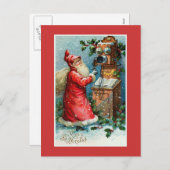 "Vive St. Nicolas" Vintage Weihnachten in Frankrei (Vorne/Hinten)