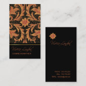 Viveca London Barock-Visitenkarte Visitenkarte (Vorne/Hinten)