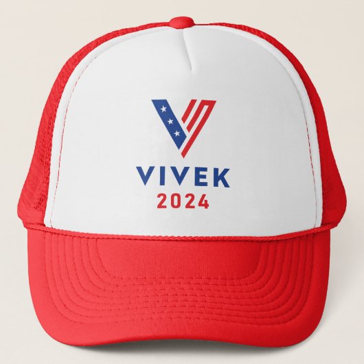 Vivek 2024 Ramaswamy Präsidentenwahl Truckerkappe (Vorderseite)