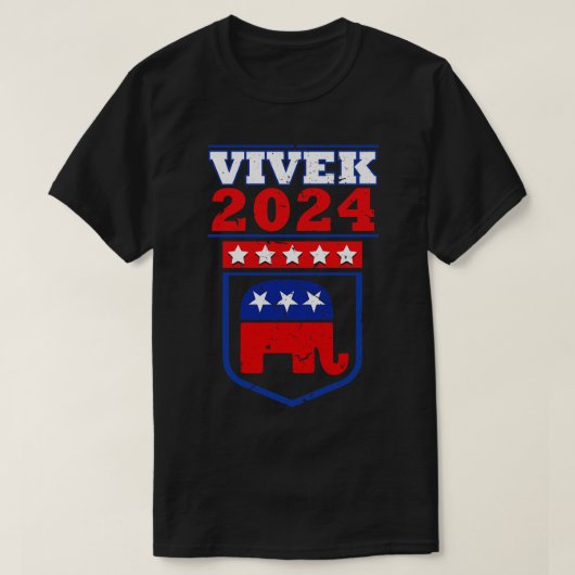 Vivek Ramaswamy 2024 Eine neue Welle im Amt des Pr T-Shirt (Design vorne)
