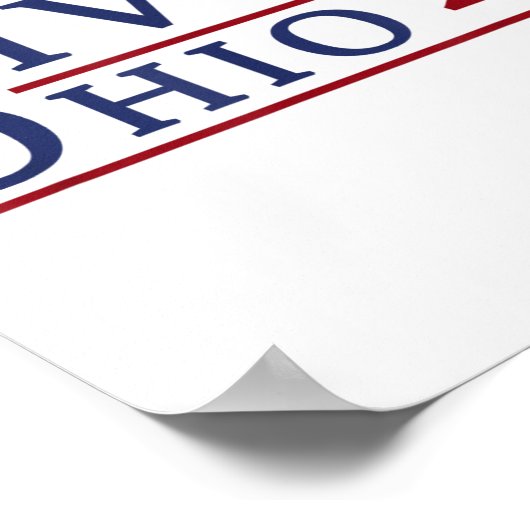 Vivek Ramaswamy für Gouverneur von Ohio 2026 Vivek Poster (Ecke)