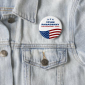 Vivek Ramaswamy für Präsident 2024 Button (Beispiel)