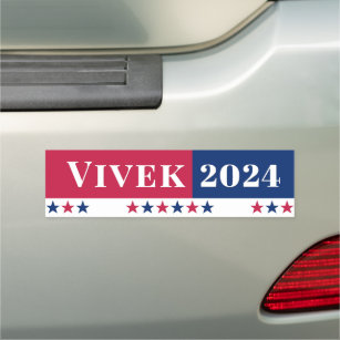 Vivek Ramaswamy für Präsident 2024 Red White Blue Auto Magnet
