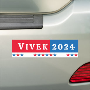 Vivek Ramaswamy für Präsident Red White Blue 2024 Auto Magnet