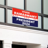 Vivek Ramaswamy Präsident 2024 Banner (Äußeres Gebäude)