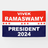 Vivek Ramaswamy Präsident 2024 Banner (Horizontal)
