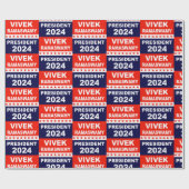 Vivek Ramaswamy Präsident 2024 Geschenkpapier (Flach)