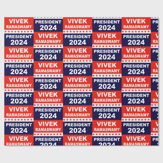 Vivek Ramaswamy Präsident 2024 Geschenkpapier (Flach)