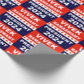 Vivek Ramaswamy Präsident 2024 Geschenkpapier (Ecke)