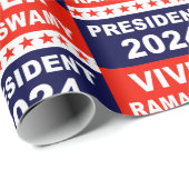 Vivek Ramaswamy Präsident 2024 Geschenkpapier (Rolleneckpunkt)