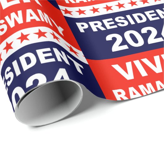 Vivek Ramaswamy Präsident 2024 Geschenkpapier (Rolleneckpunkt)