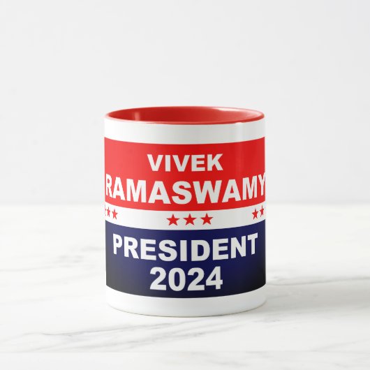 Vivek Ramaswamy Präsident 2024 Tasse (Zentrum)