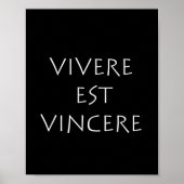 Vivere est vincere poster (Vorne)