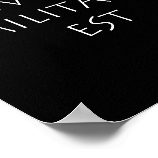 Vivere militare est poster (Ecke)