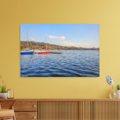 Viverone See auf Leinwand drucksvoll (Insitu (Wohnzimmer))