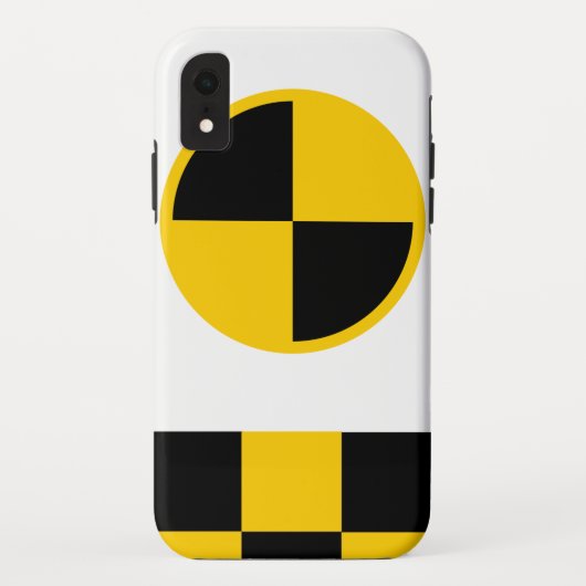 Viverzweigte Crash-Testmarkierungen Case-Mate iPhone Hülle (Rückseite)